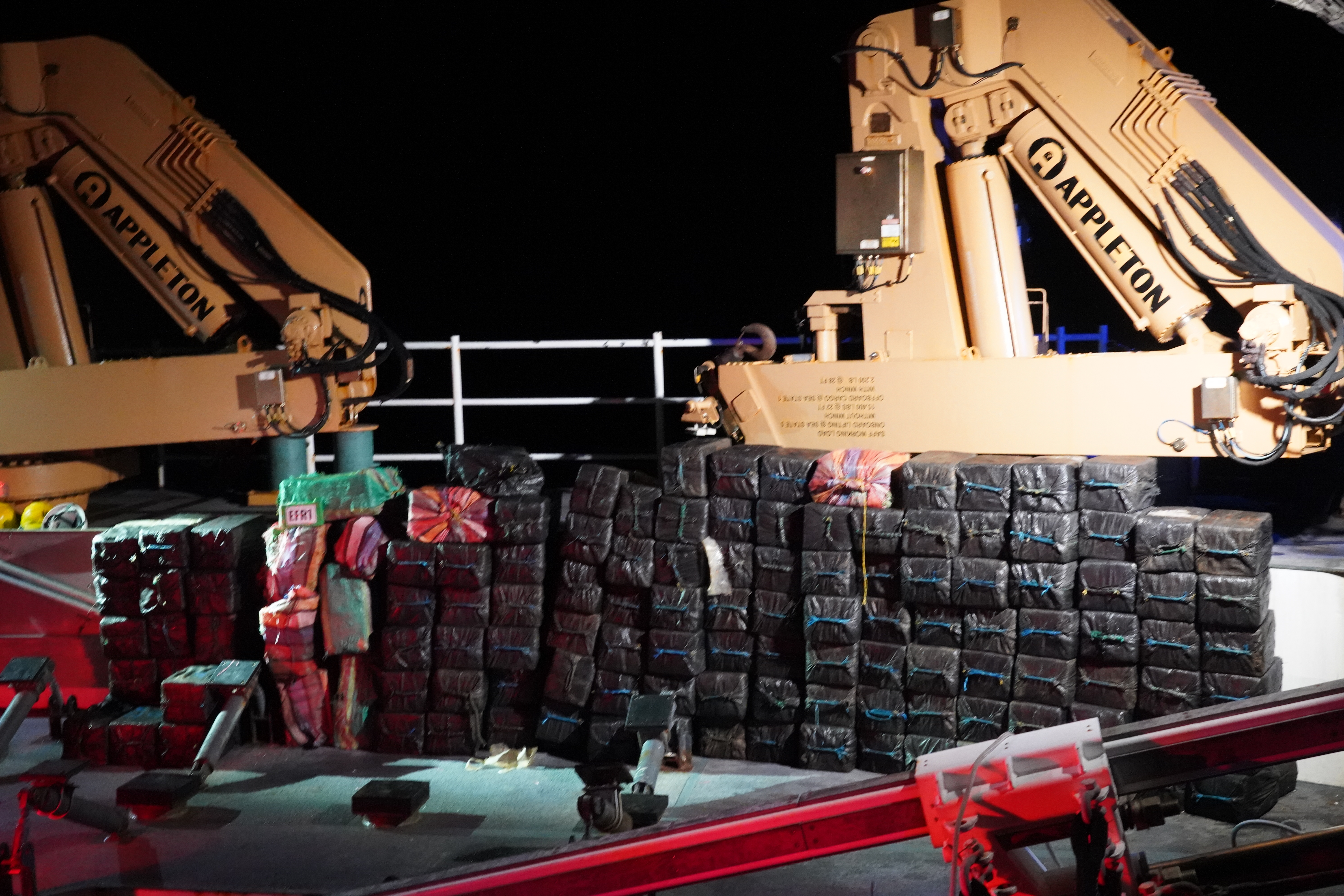 U.S. Coast Guard Cutter James seizes approximately 4,300 kilograms of cocaine in the Eastern Pacific Ocean